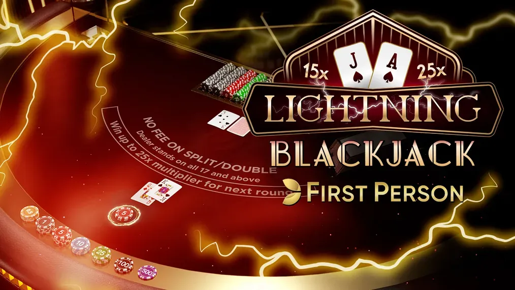 First Person Lightning Blackjack