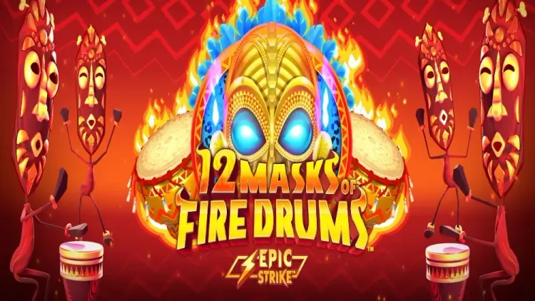 12 Masks of Fire Drums