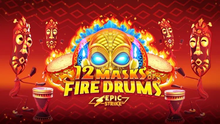 12 Masks of Fire Drums