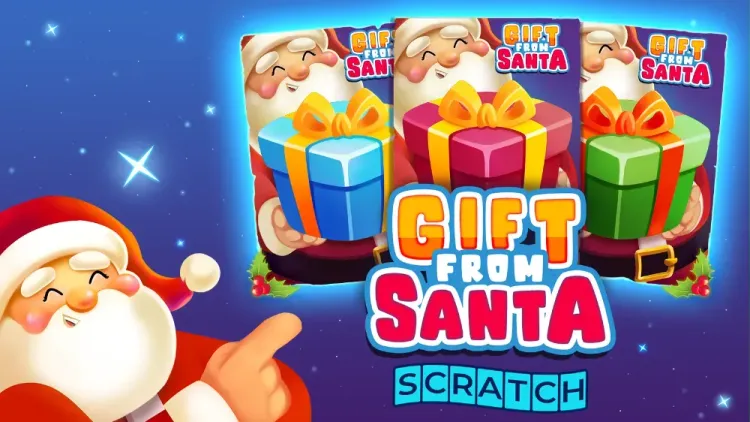 Gift from Santa Blue
