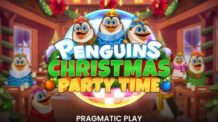 Penguins Christmas Party Time