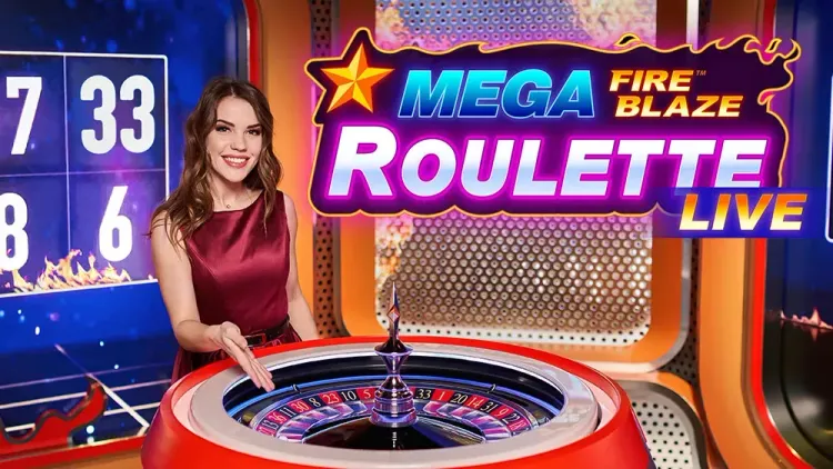 Mega Fire Blaze Roulette Live